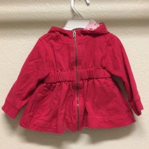 Fuchisia baby girl jacket
